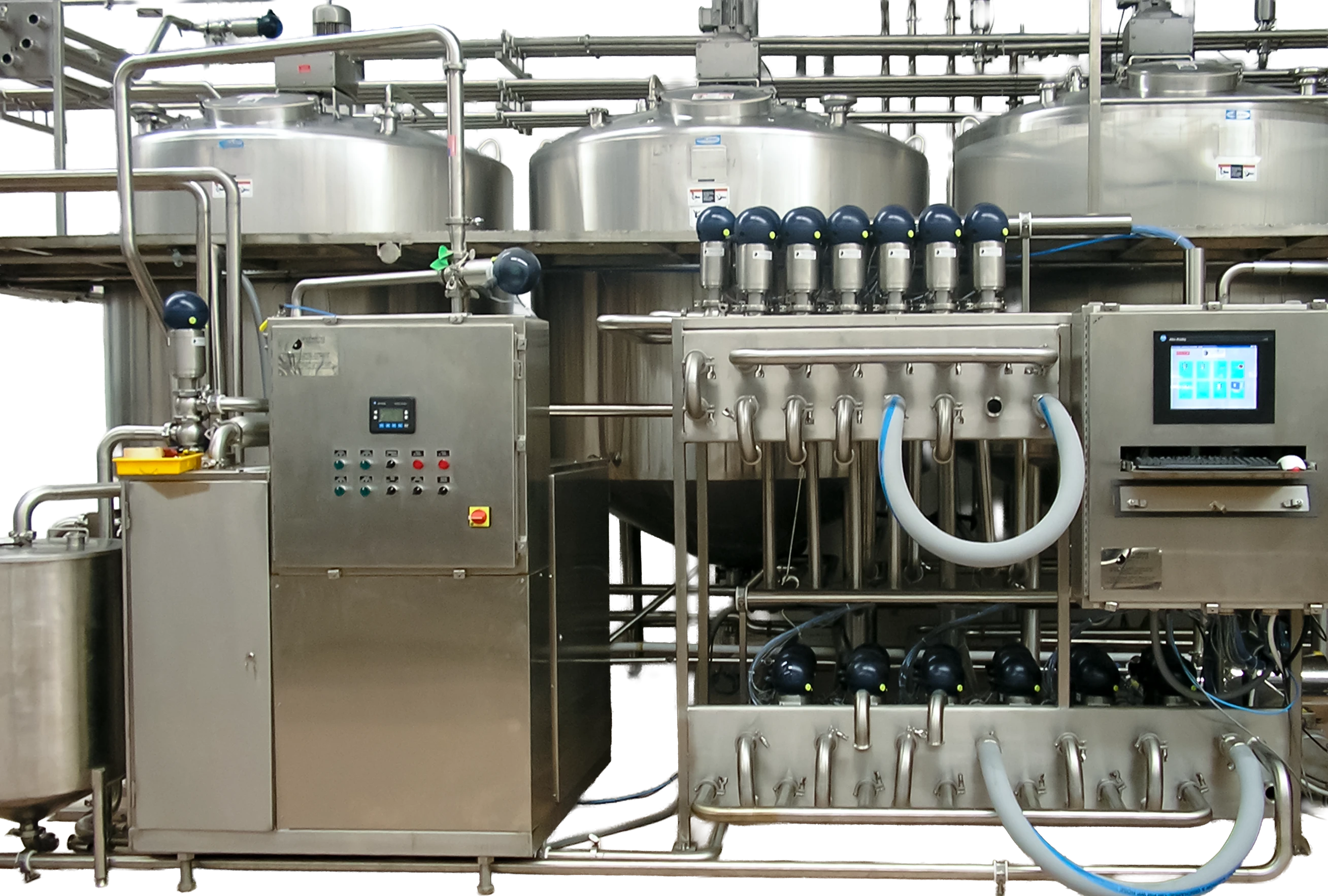 Yogurt ripening tanks with temperature control